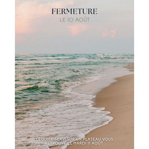 Fermeture Aout